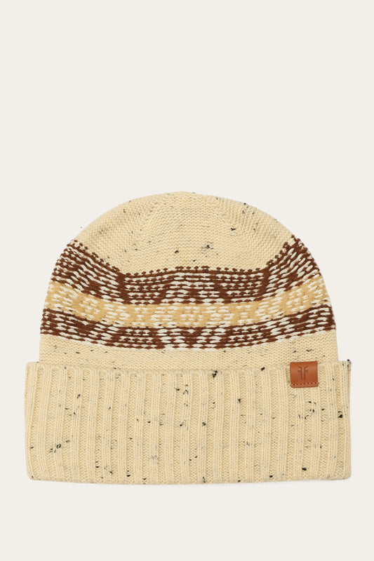 Birch Tweed Fair Isle Cuff Hat