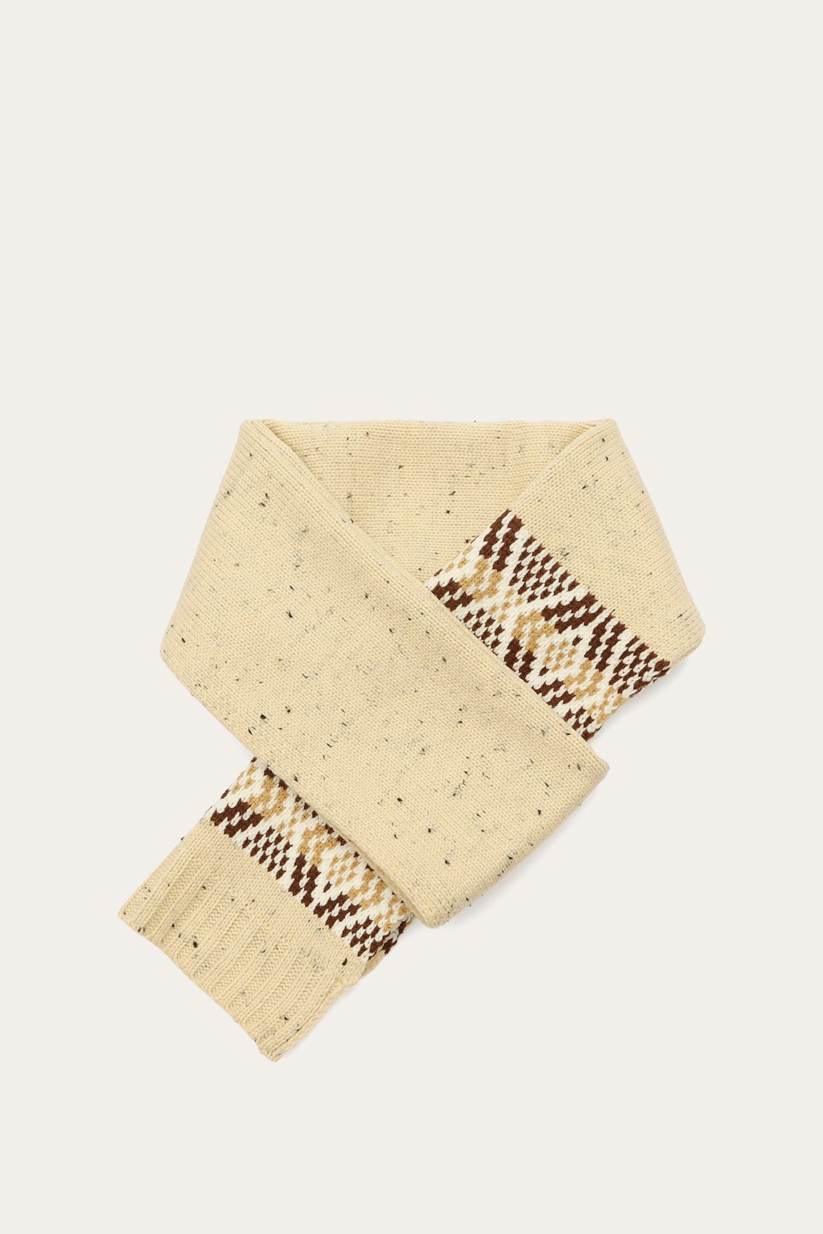 Birch Tweed Fair Isle Scarf