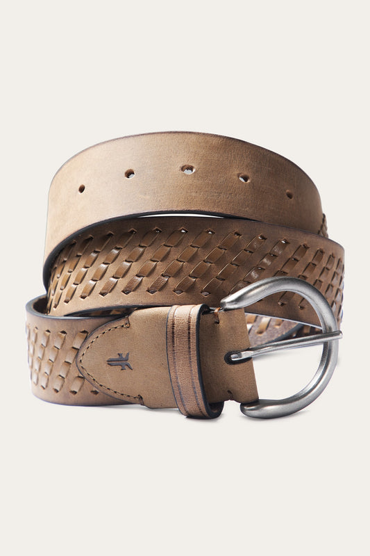 Women's Cognac 38mm Woven Perf Belt