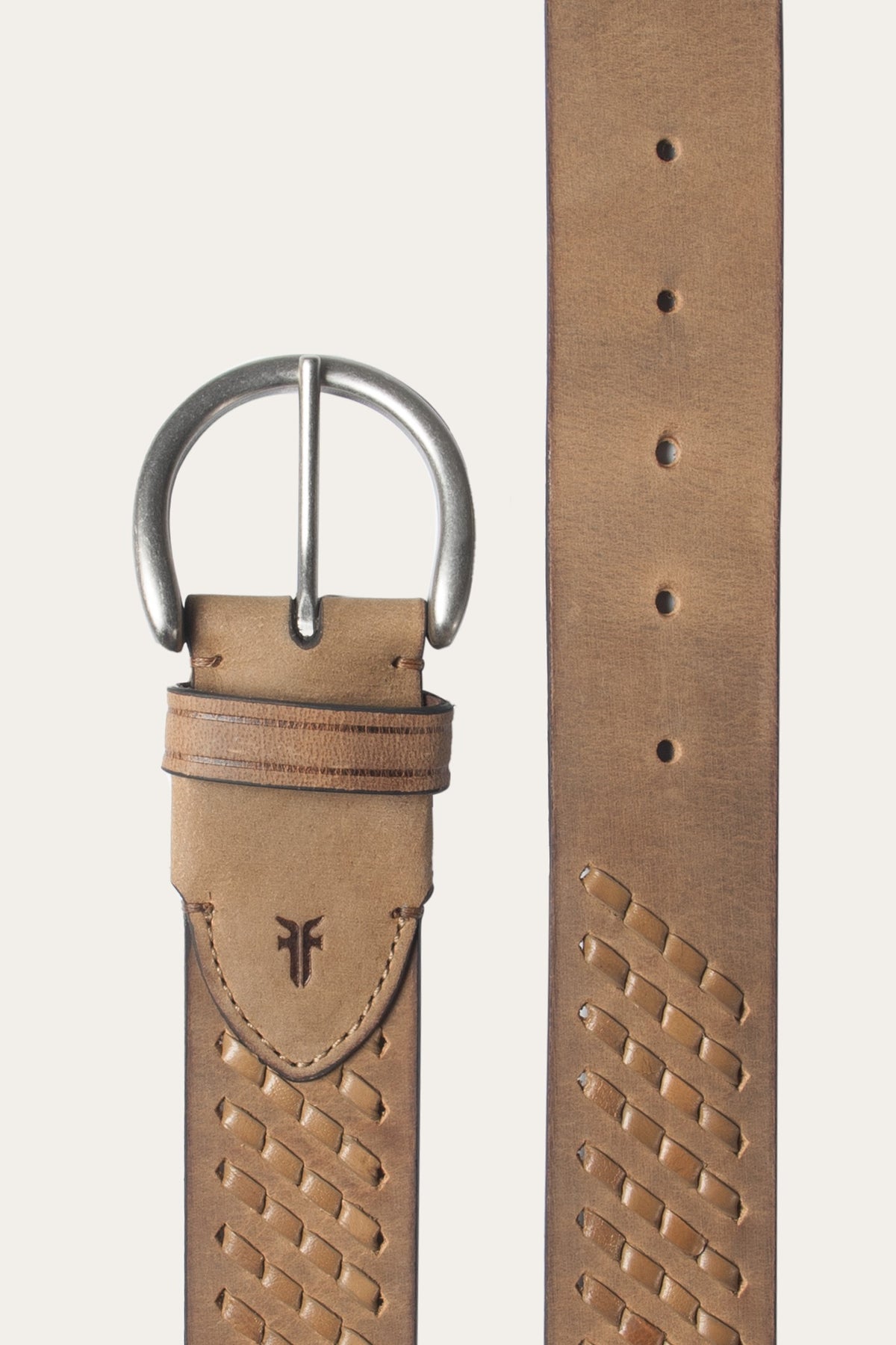 Women's Cognac 38mm Woven Perf Belt