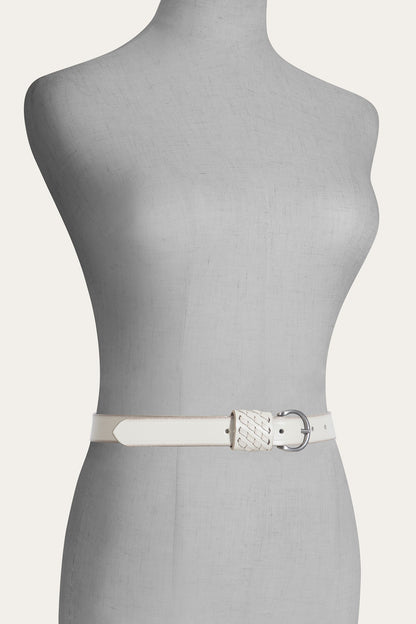Women's Oat 25mm Woven Perf Keeper Belt