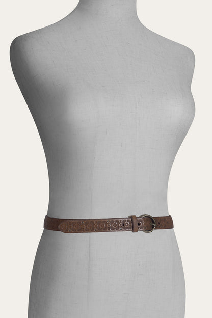 Light Whiskey 20mm Tooling & Stud Belt