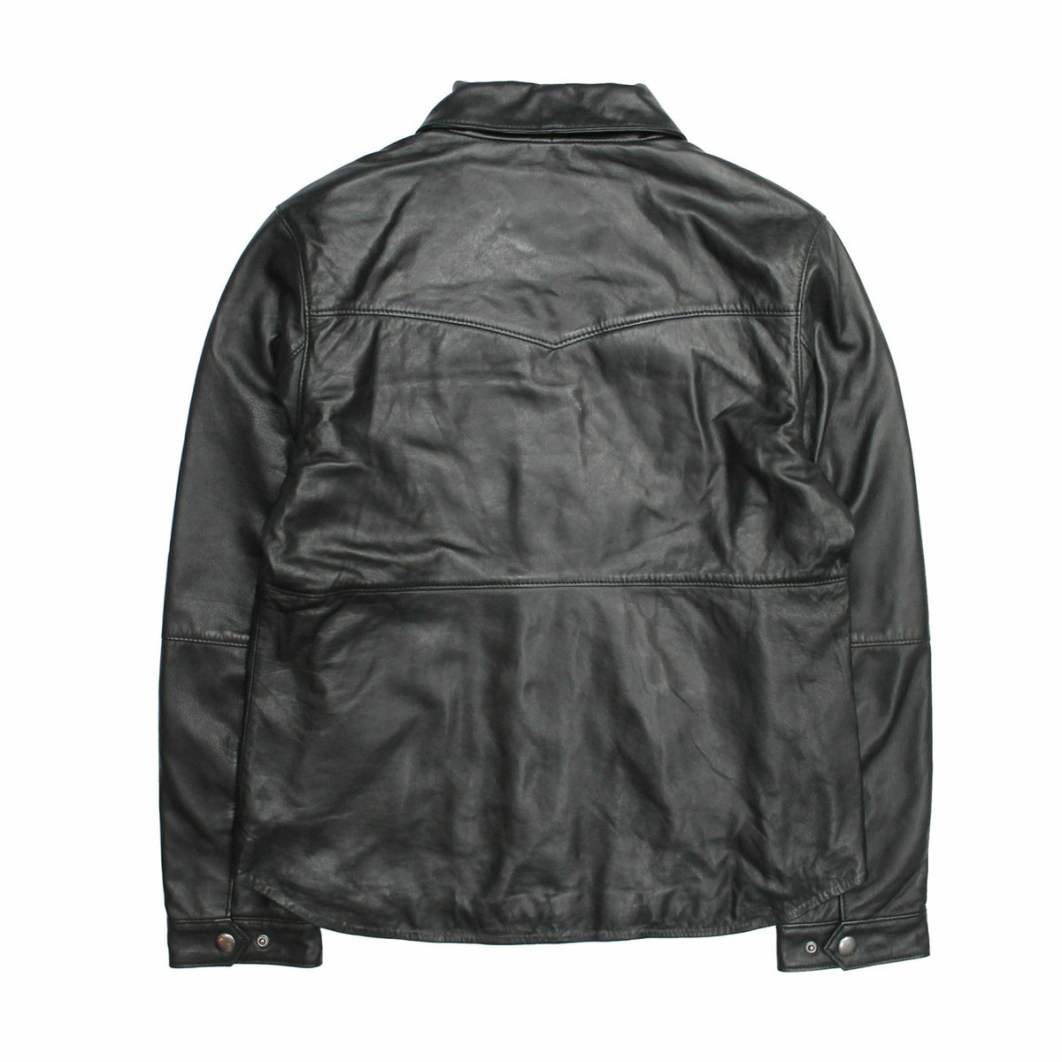 Women’s Black Obadiah Leather Shacket