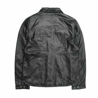 Women’s Black Obadiah Leather Shacket