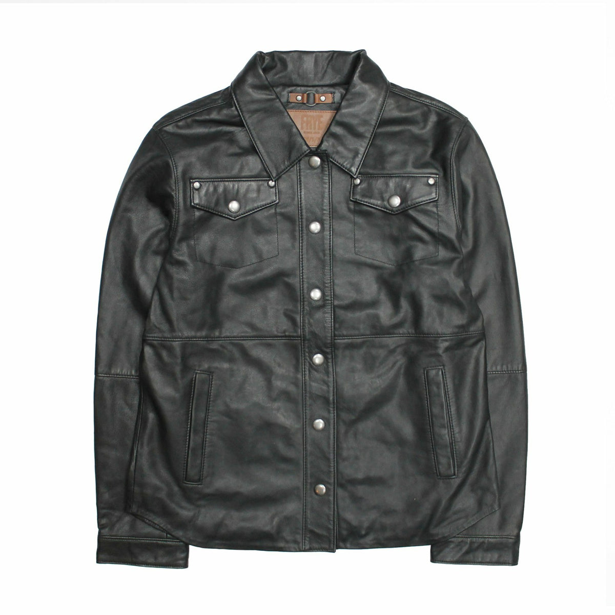 Women’s Black Obadiah Leather Shacket