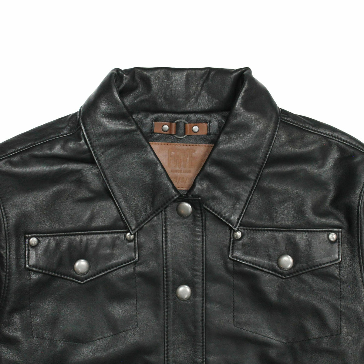Women’s Black Obadiah Leather Shacket