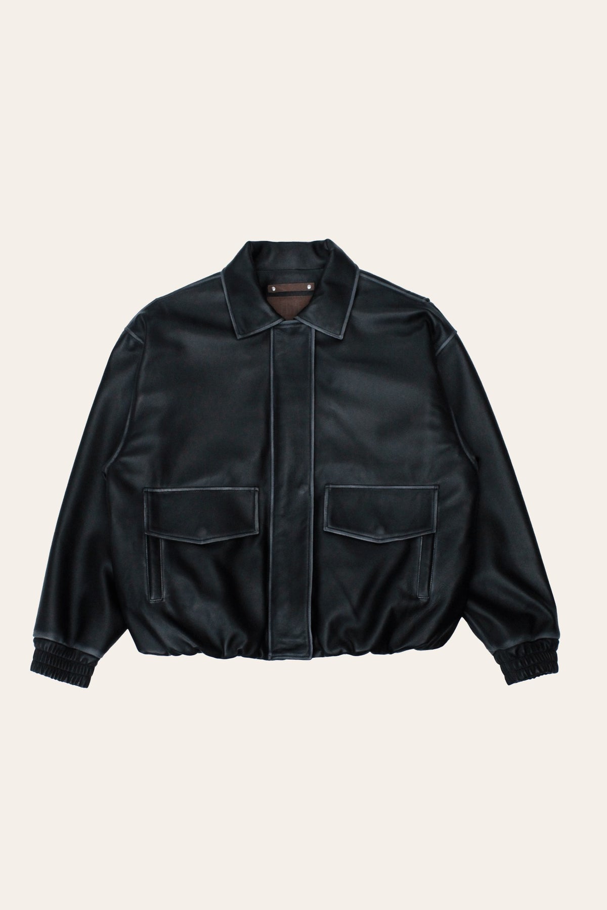 Black Harper Oversized Bomber