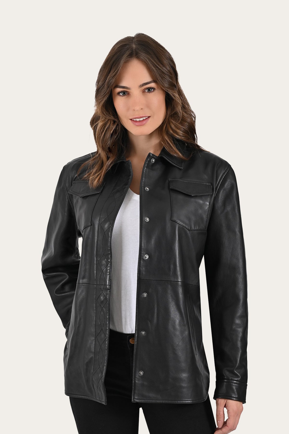 Black Bailor Shirt Jacket
