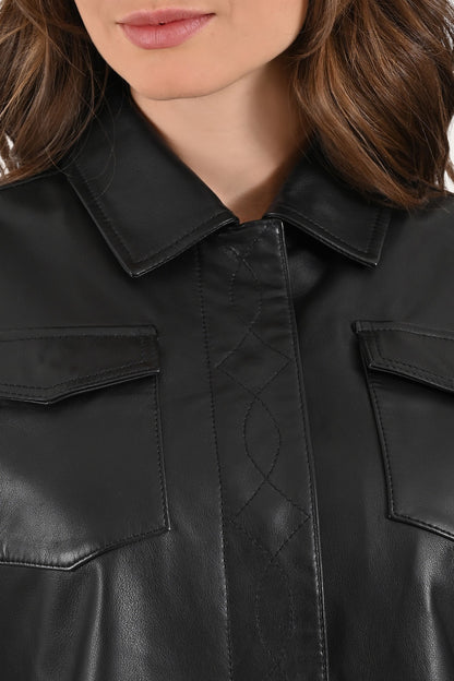 Black Bailor Shirt Jacket