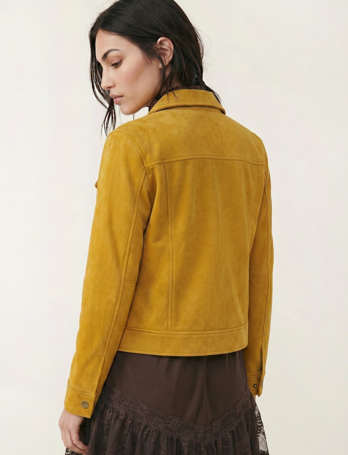 Women's Mustard Canyon Heritage Suede Jacket