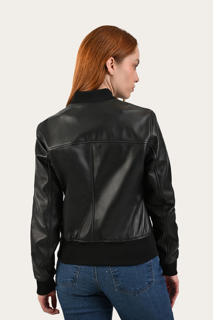 Black Bolton Bomber Jacket