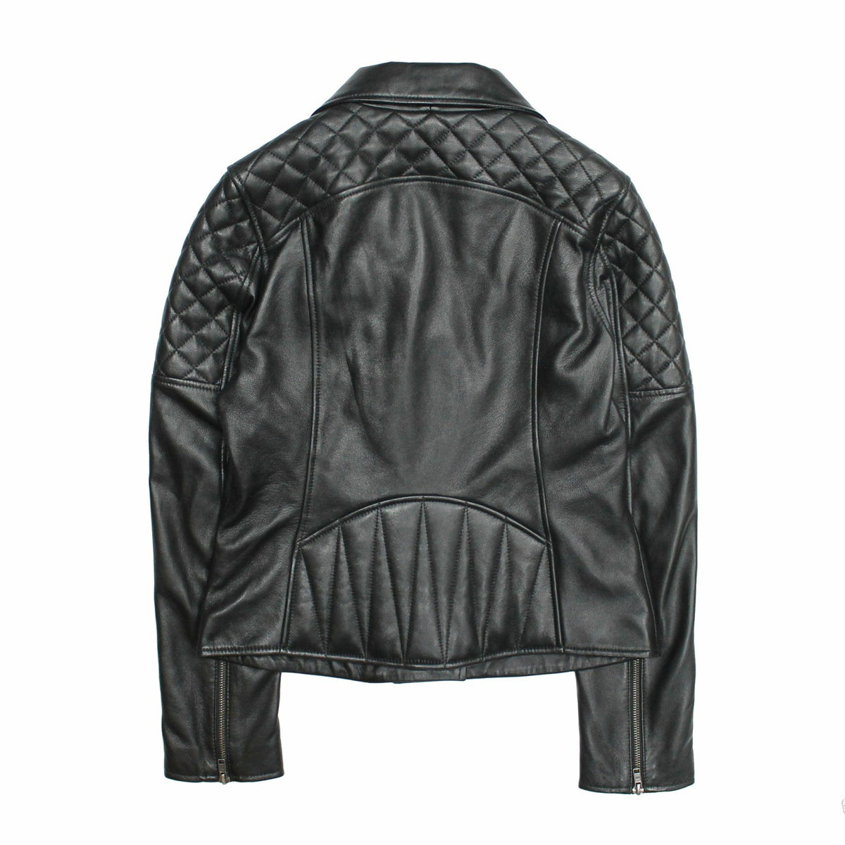 Women’s Black Oklahoma Biker Leather Jacket
