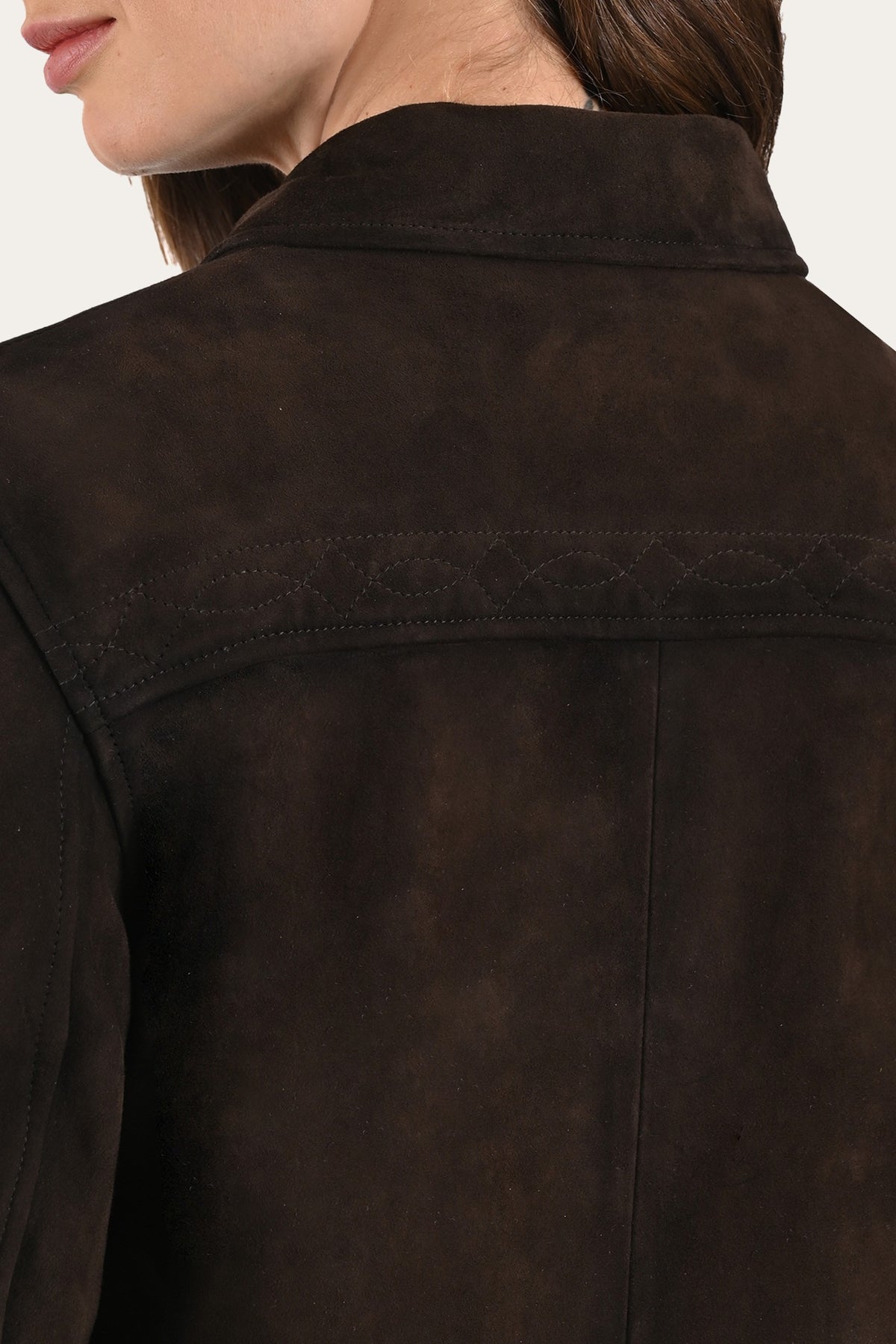 Dark Brown Avett Overshirt Jacket