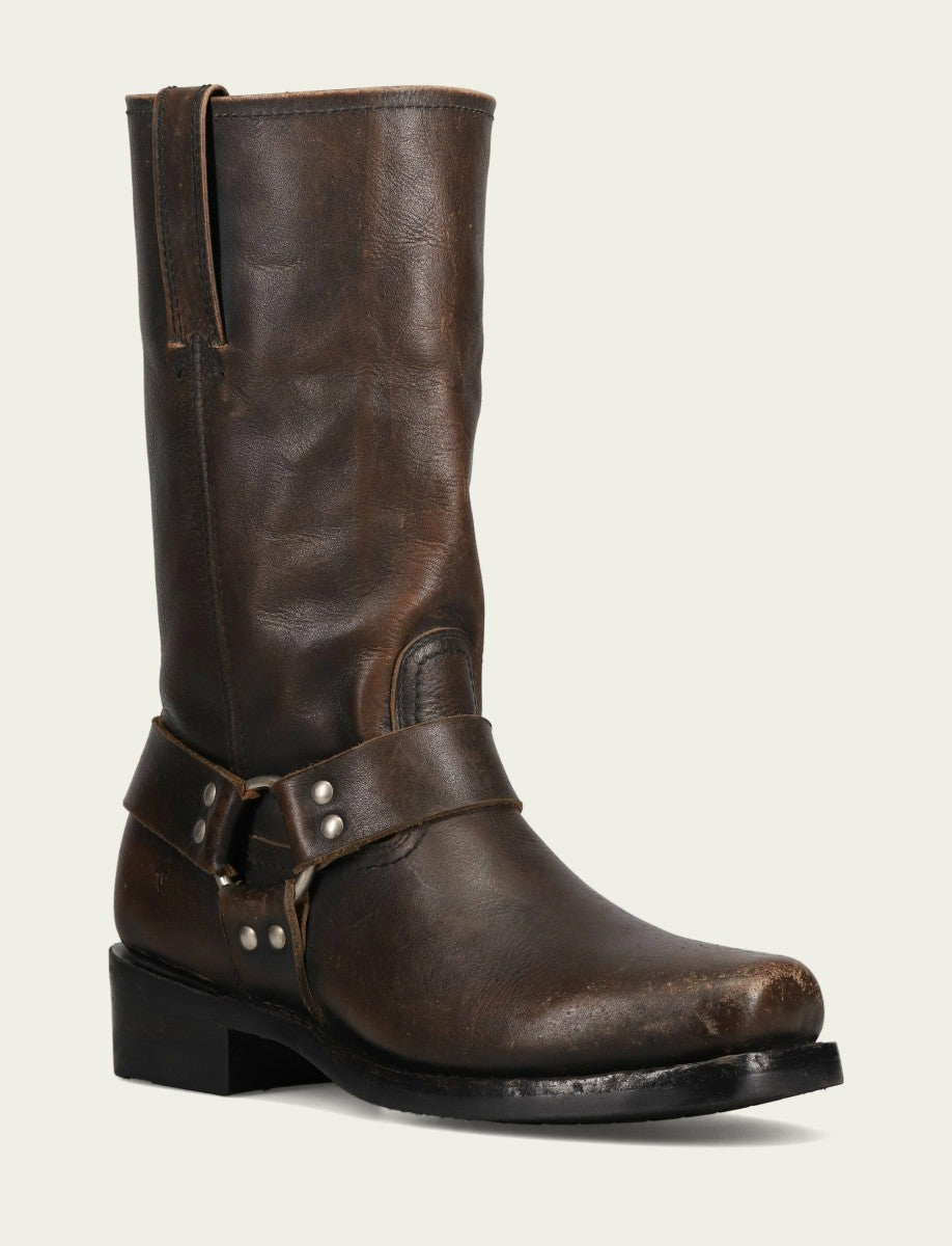 Men's Antique Black Harness 12R Boot