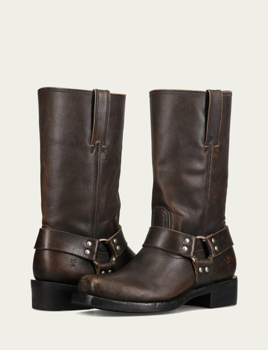 Men's Antique Black Harness 12R Boot
