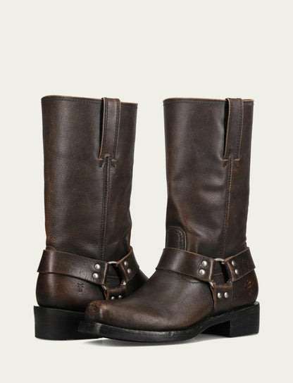 Men's Antique Black Harness 12R Boot