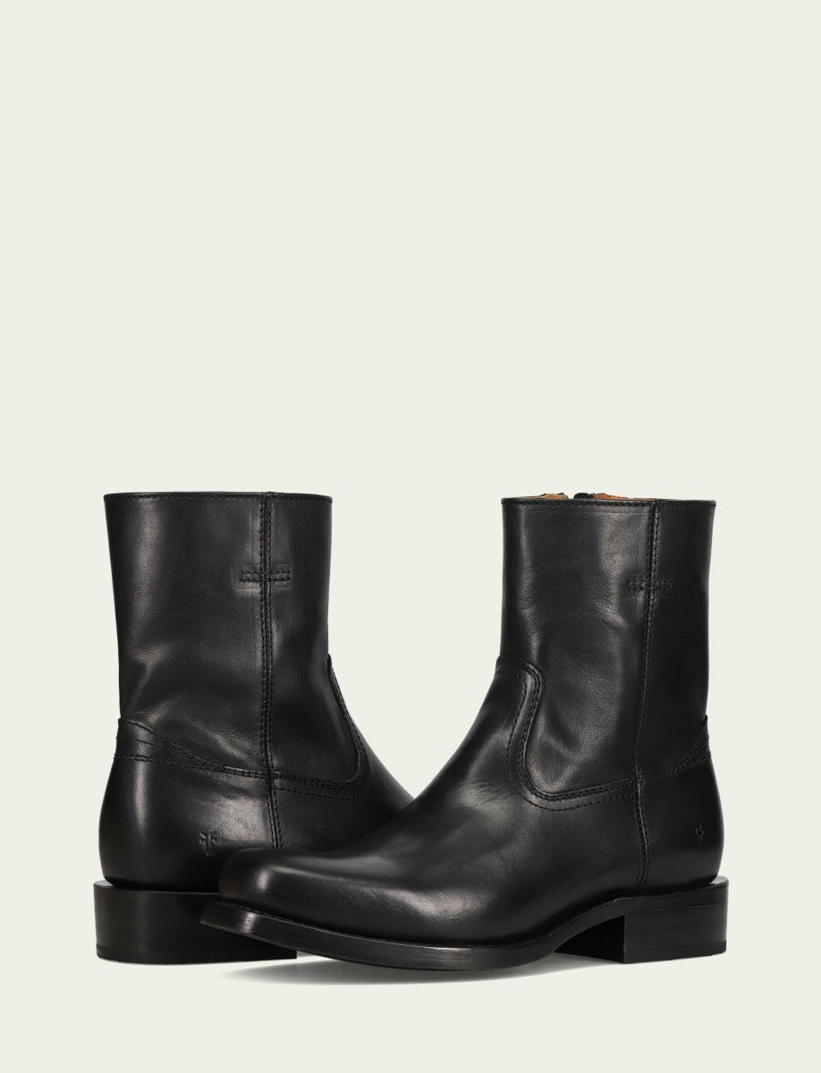 Men's Black Campus Inside Zip Boots
