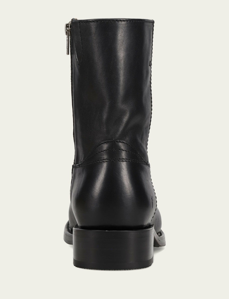 Men's Black Campus Inside Zip Boots