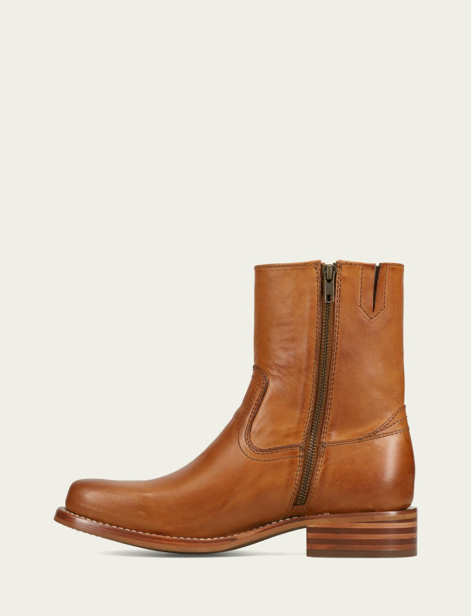 Men's Saddle Campus Inside Zip Boots