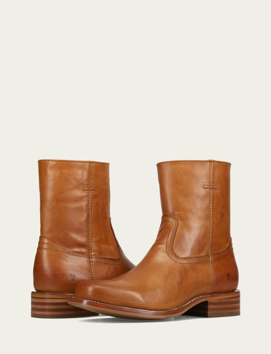 Men's Saddle Campus Inside Zip Boots
