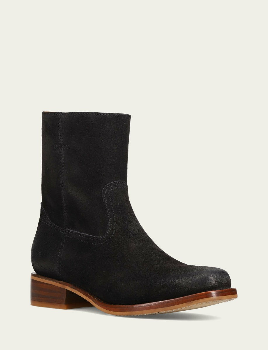 Men's Bluestone Suede Campus Inside Zip Boot