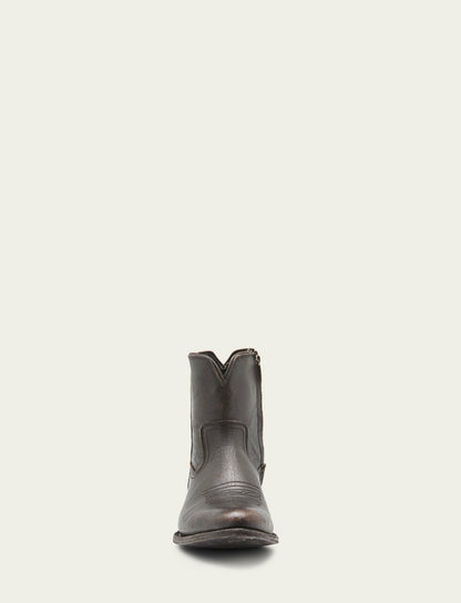 Men’s Antique Black Austin Inside Zip Leather Boots
