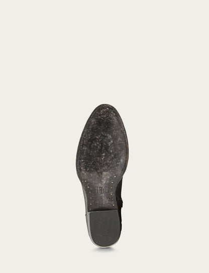 Men’s Antique Black Austin Inside Zip Leather Boots