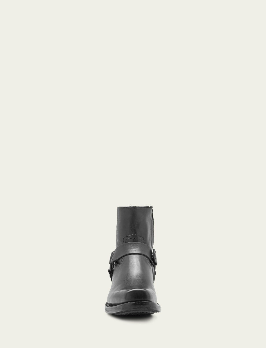 Men’s Black Conway Harness Leather Boots