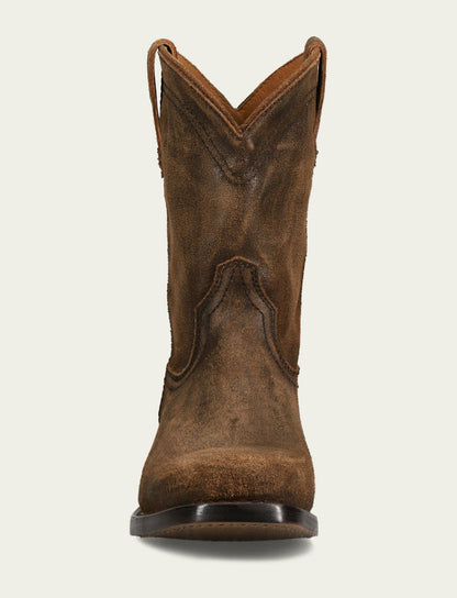 Men’s Chocolate Vintage Leather Campus Roper Boots