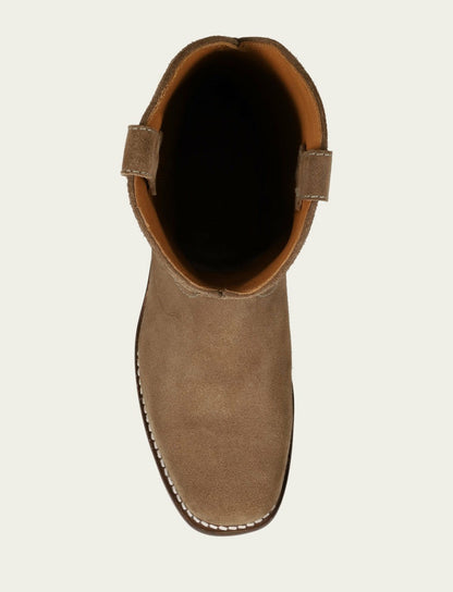 Men's Mushroom Suede Campus Roper Boots
