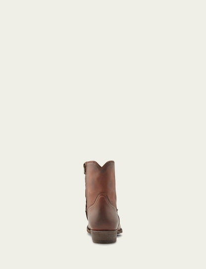 Men's Cognac Austin Inside Zip Boots