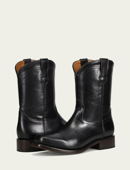 Men's Black Campus Roper Western Boot