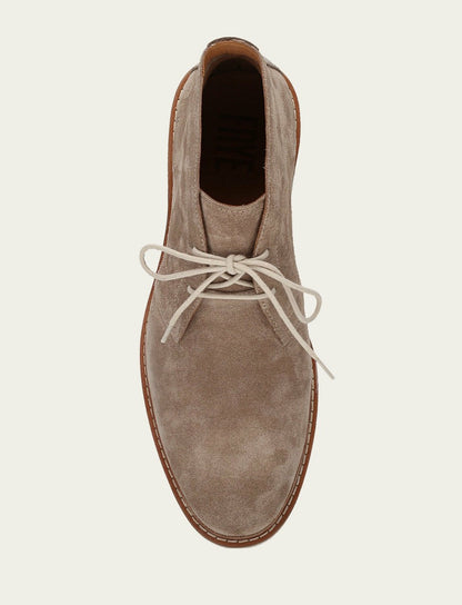 Men’s Mushroom Paul Chukka Lite Suede Leather Boots