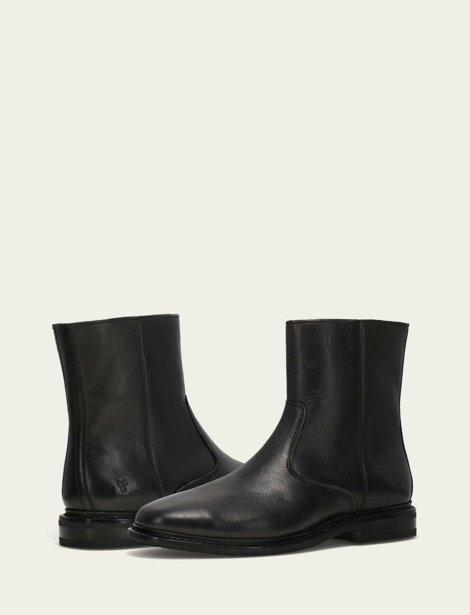 Men's Black Paul Inside Zip Boot