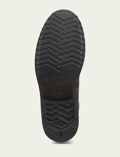 Men's Antique Black Hudson Workboot Plain Toe