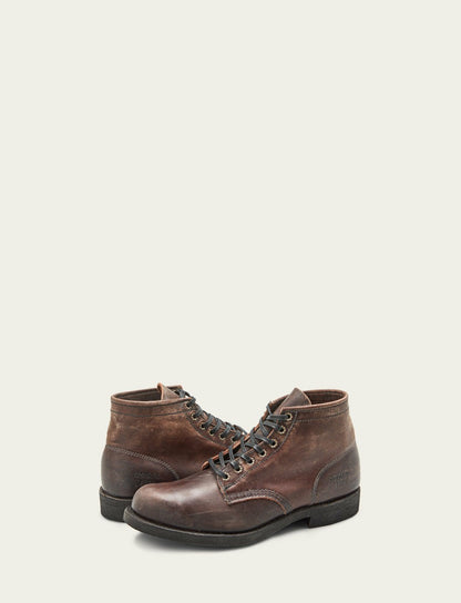 Men's Dark Brown Prison Boots