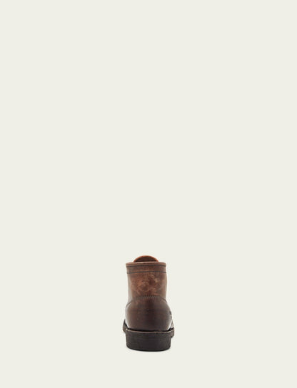 Men's Dark Brown Prison Boots