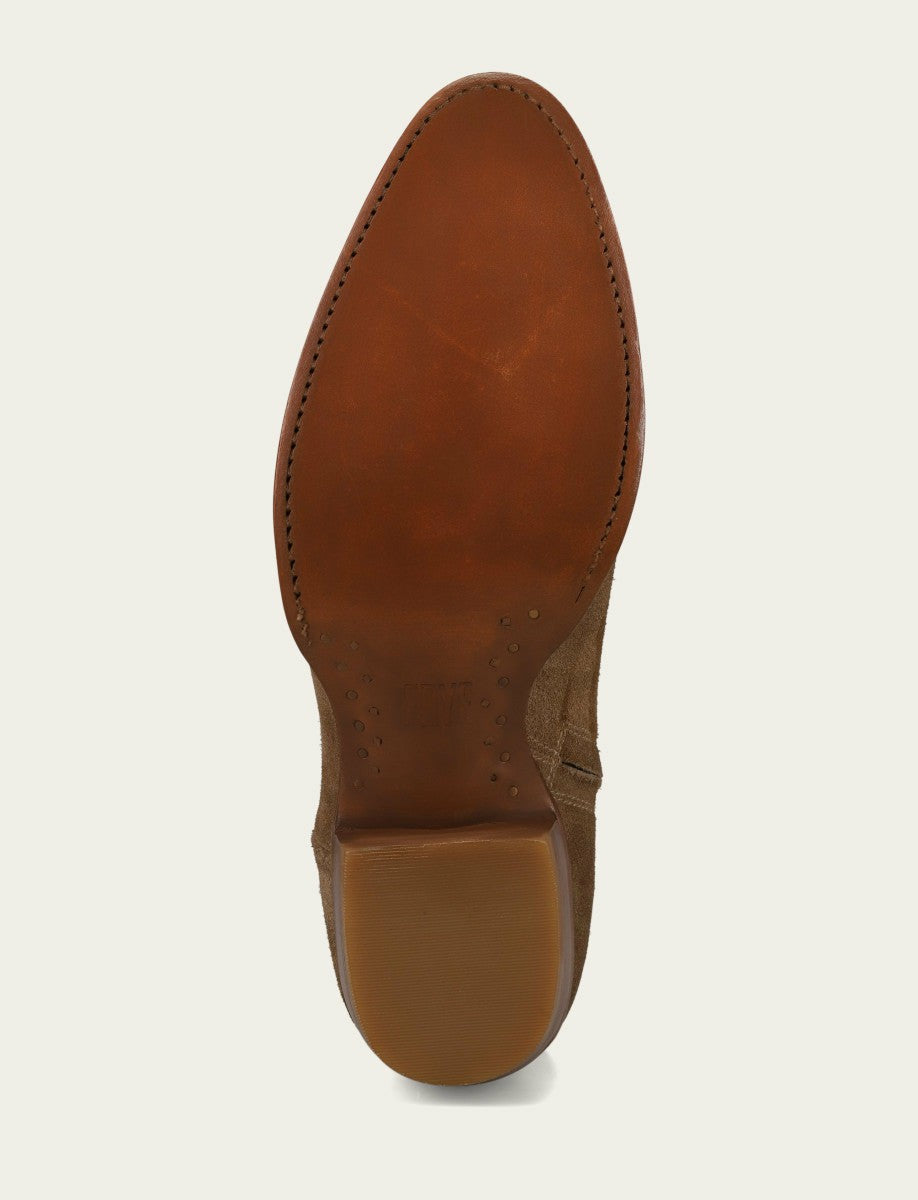 Men’s Mushroom Austin Inside Zip Suede Boots