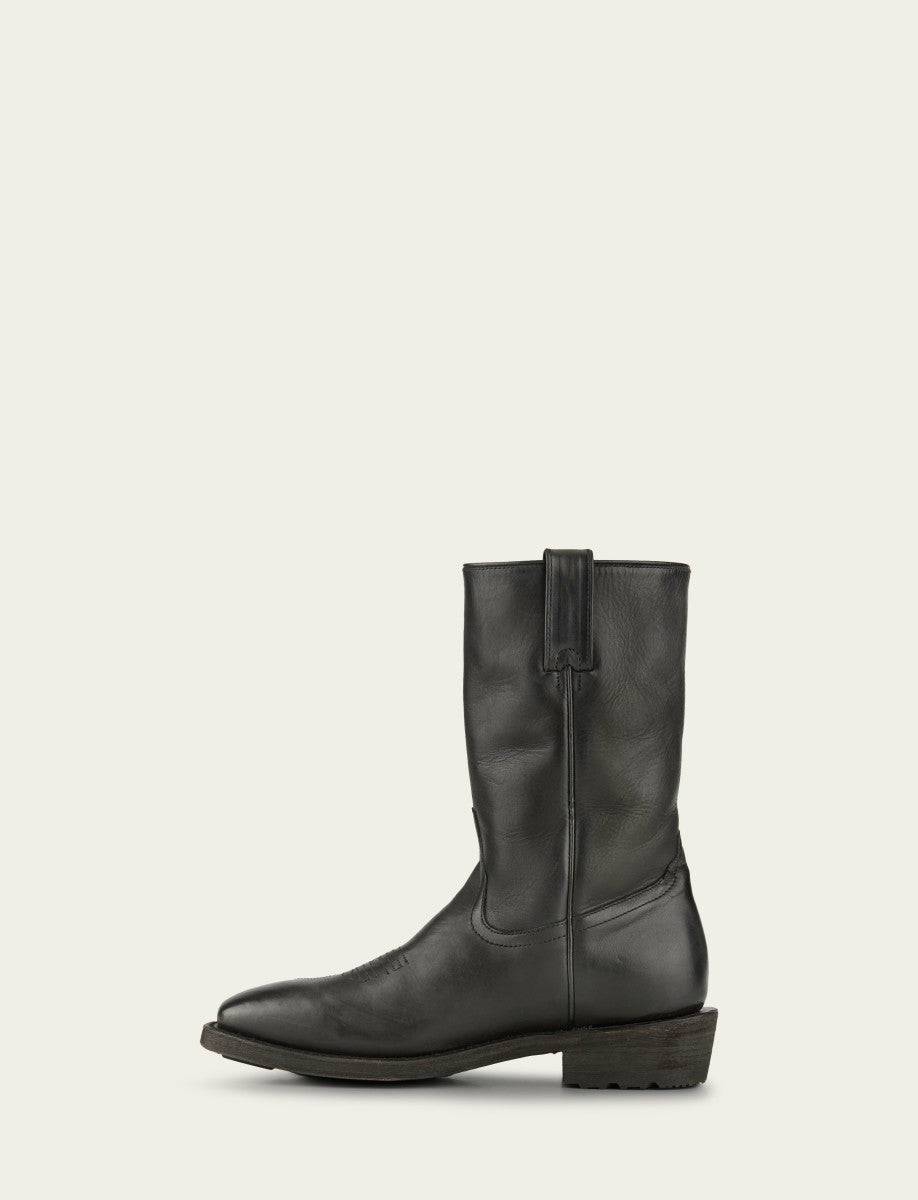 Men's Black Nash Roper Western Boots