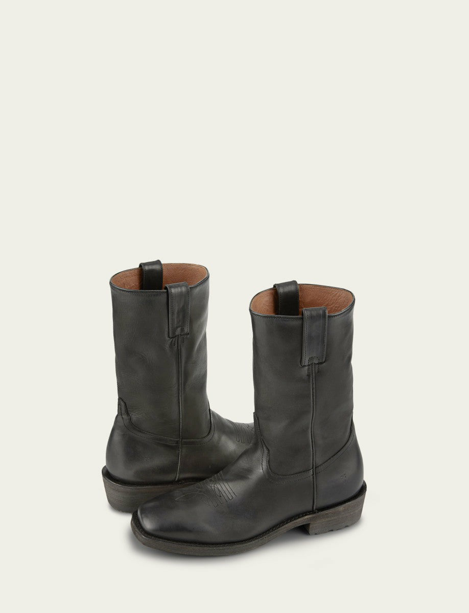 Men's Black Nash Roper Western Boots