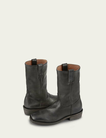 Men's Black Nash Roper Western Boots