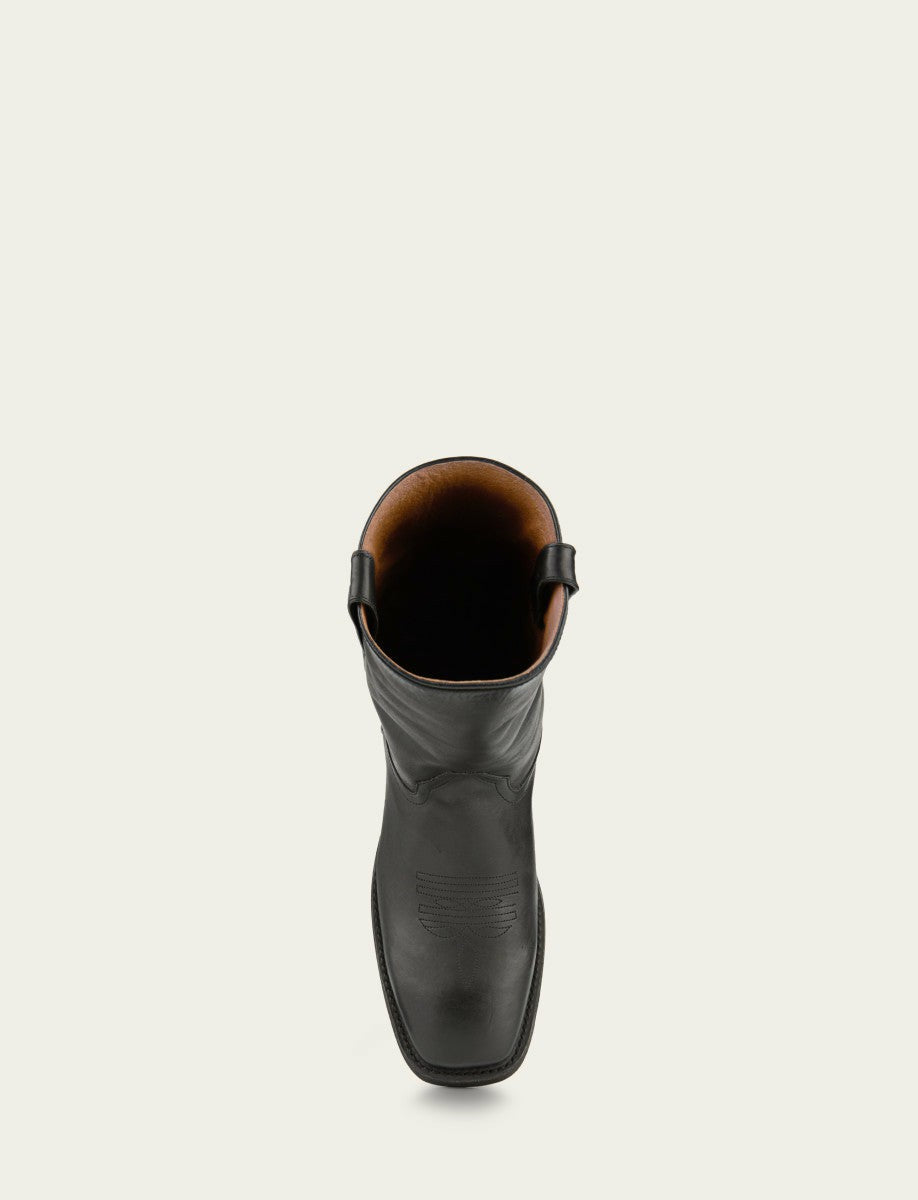Men's Black Nash Roper Western Boots