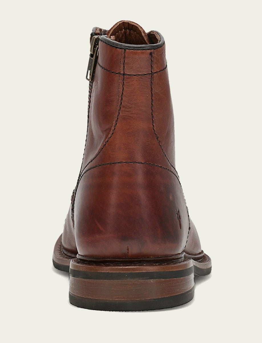 Men's Brown Paul Mid Lace Boot