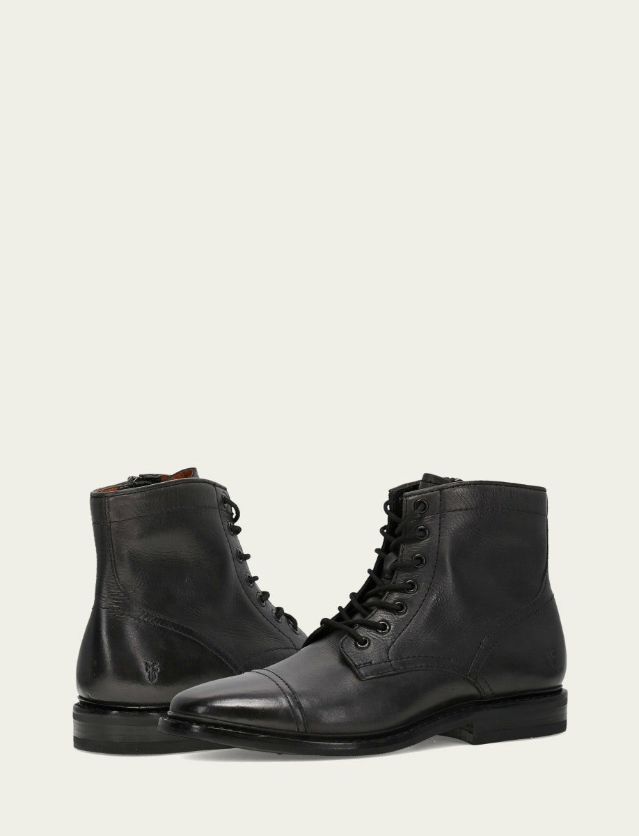 Men's Black Paul Mid Lace Boot
