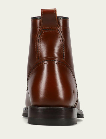Men's Mahogany Hudson Workboot Plain Toe