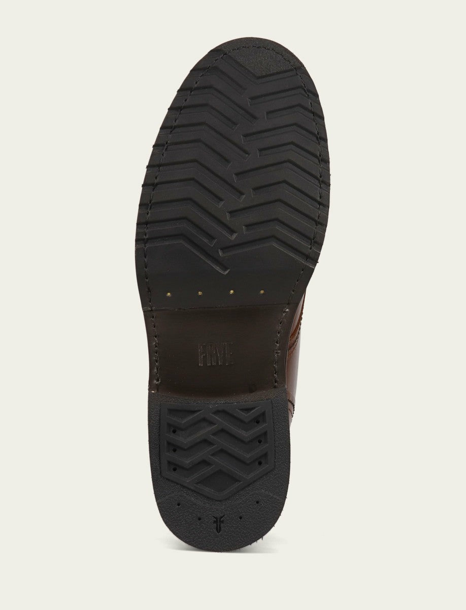 Men's Mahogany Hudson Workboot Plain Toe