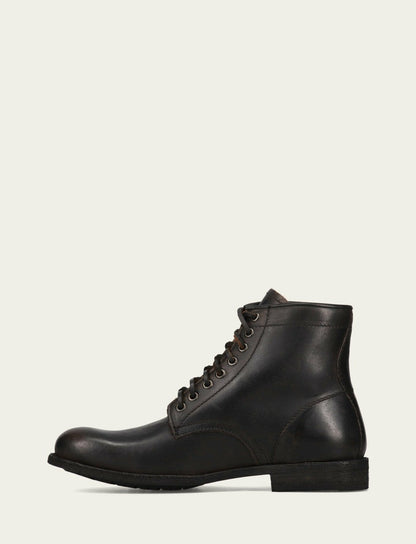 Men's Antiqued Black Tyler Flex Lace Up Boots
