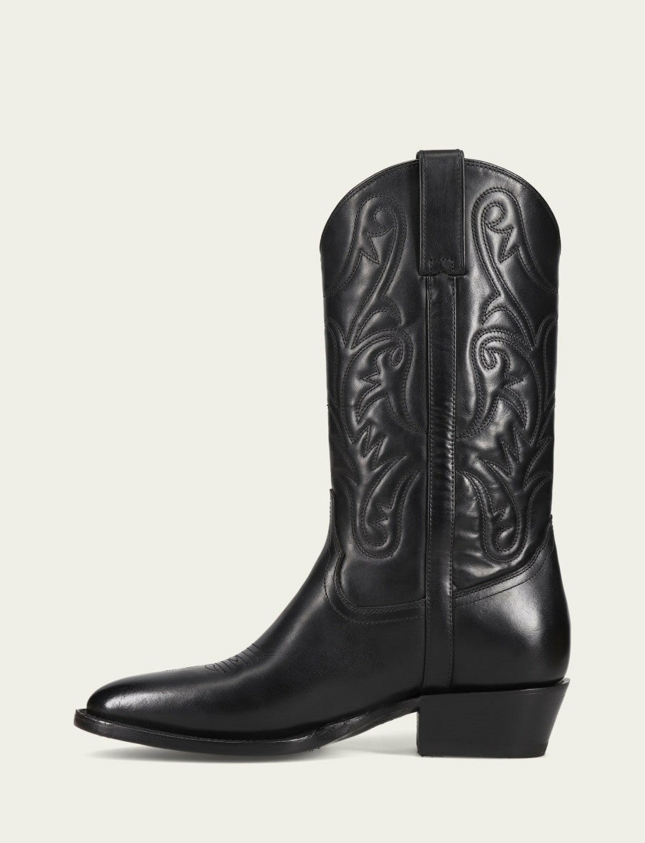 Men's Black Bruce Pull On Tall Boots