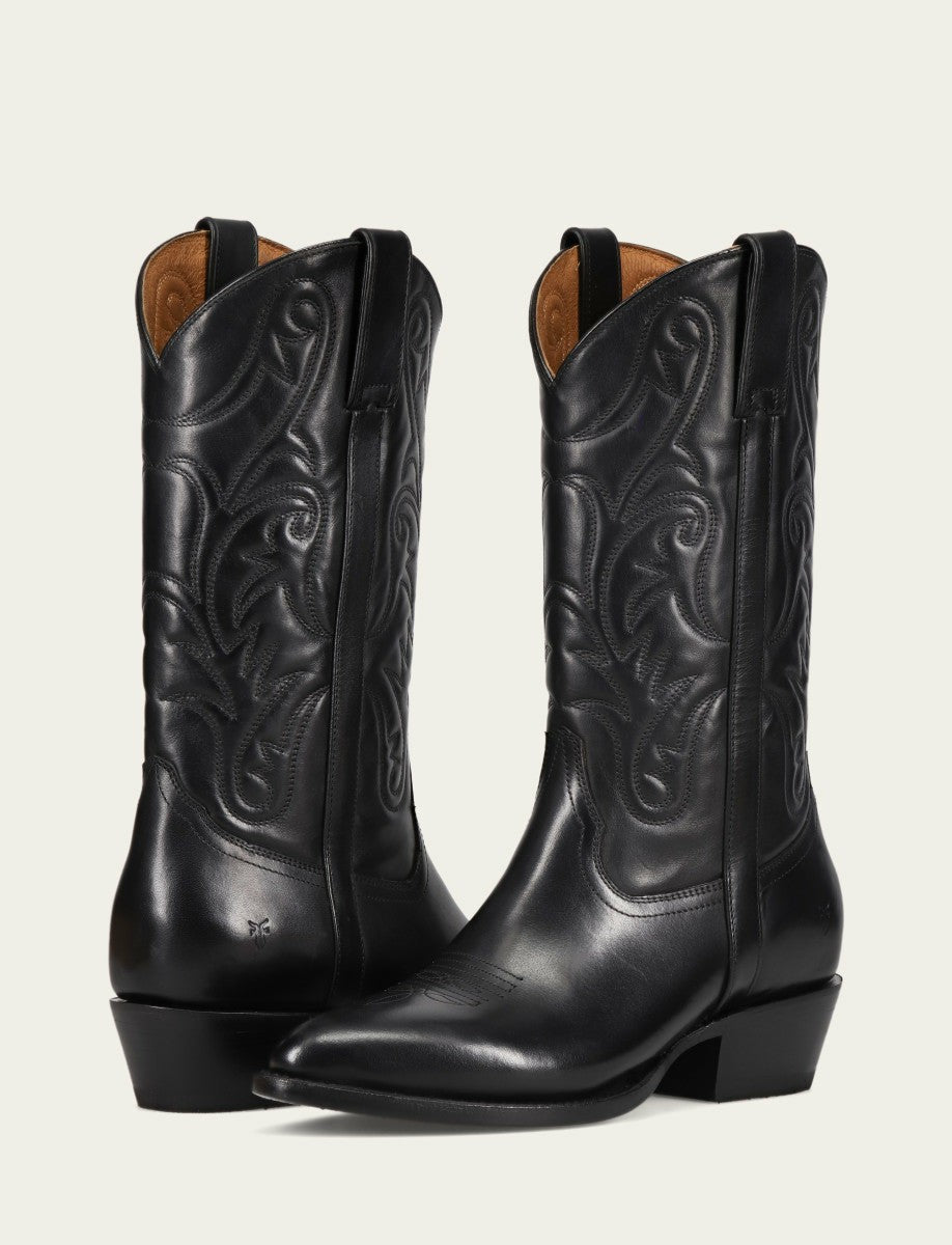 Men's Black Bruce Pull On Tall Boots