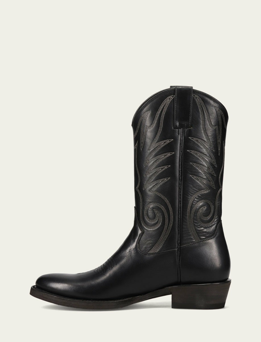 Men's Black Grady Vintage Stitch Western Boots